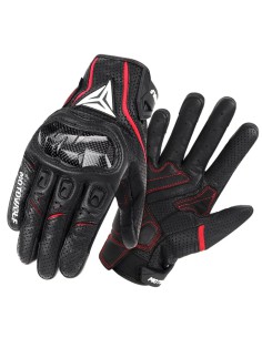 GUANTES DE PIEL CON PROTEC. NEGRO TALLA L