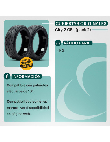 PACK 2 NEUMÁTICOS STREET 1 / CITY 2...