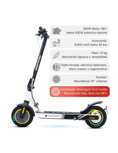 Patinete eléctrico smartGyro Z-One 2...