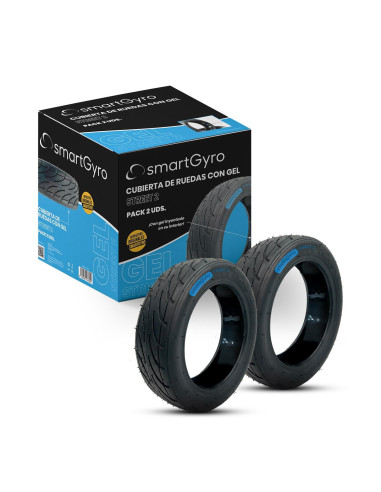 PACK 2 NEUMÁTICOS GEL 10" TUBULESS...