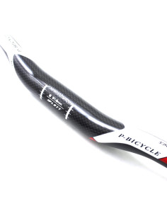 MANILLAR DE CARBONO ROJO 2