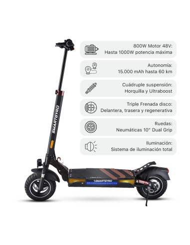 Patinete eléctrico smartGyro Speedway...