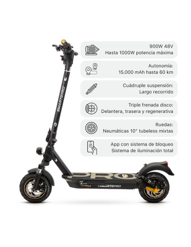 Patinete eléctrico smartGyro K2 PRO...