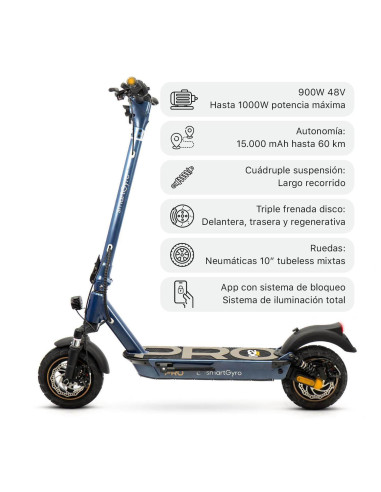 Patinete eléctrico smartGyro K2 PRO...