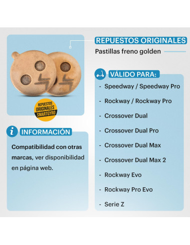 PASTILLAS DE FRENO GOLDEN P60 (PACK...