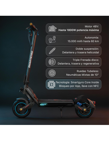 Patinete Eléctrico Smartgyro Rockway GT