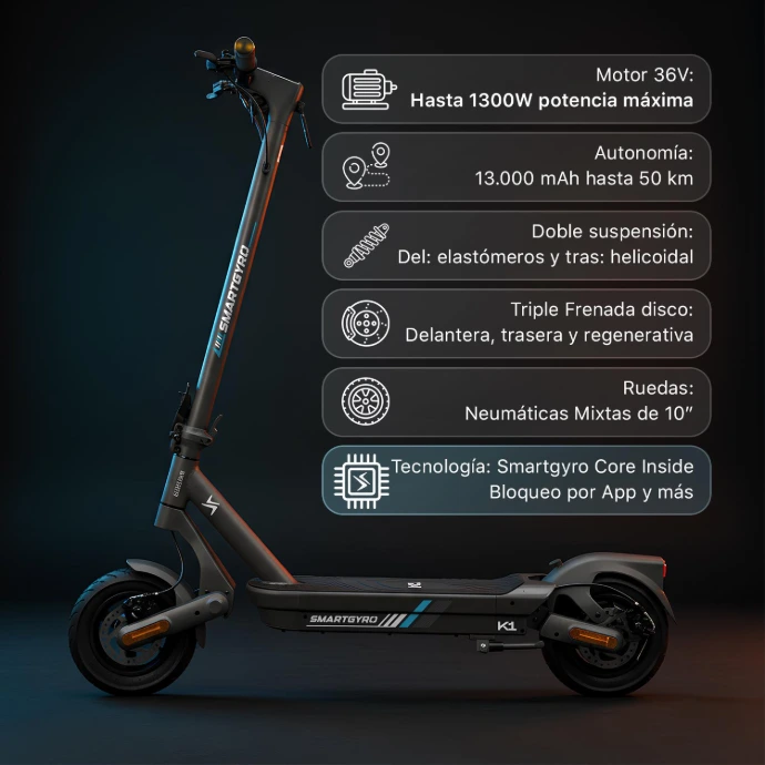 Características Smartgyro K1