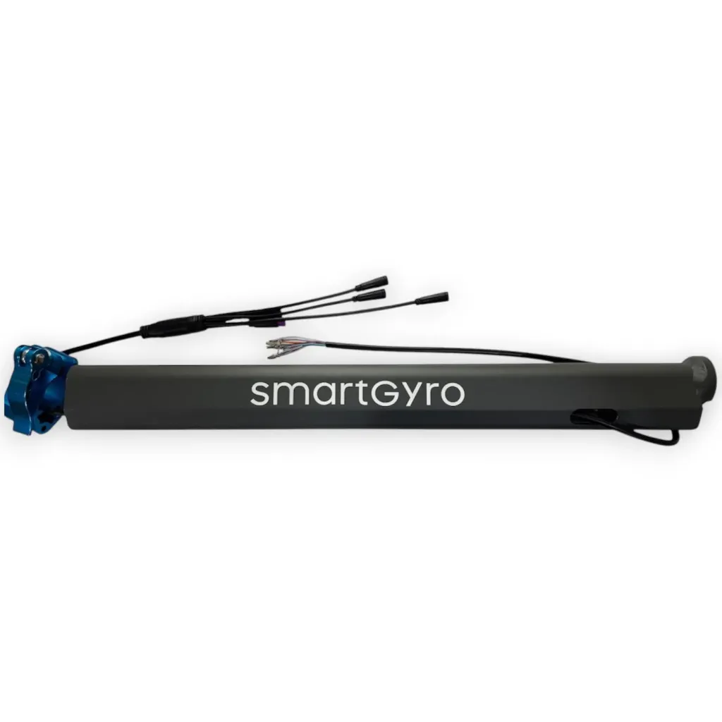 Mástil Gris Con Cable Crossover Dual