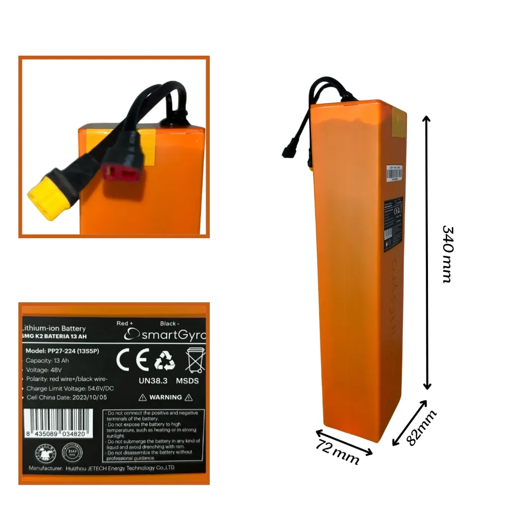 [PP27-224] Batería 48V 13Ah 624Wh K2