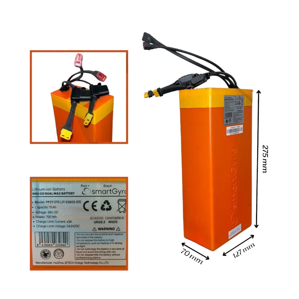 [PP27-275] Batería 48V 15Ah 720Wh Crossover Dual Max