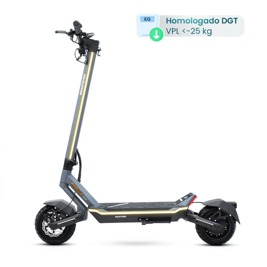 [SG27-553] Patinete Eléctrico Smartgyro Raptor Evo (16 Ah)