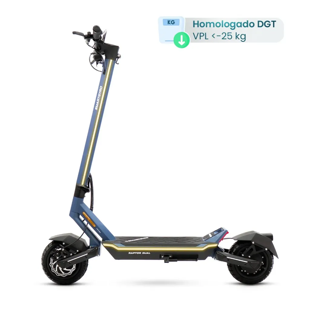 Patinete Eléctrico Smartgyro Raptor Evo Dual