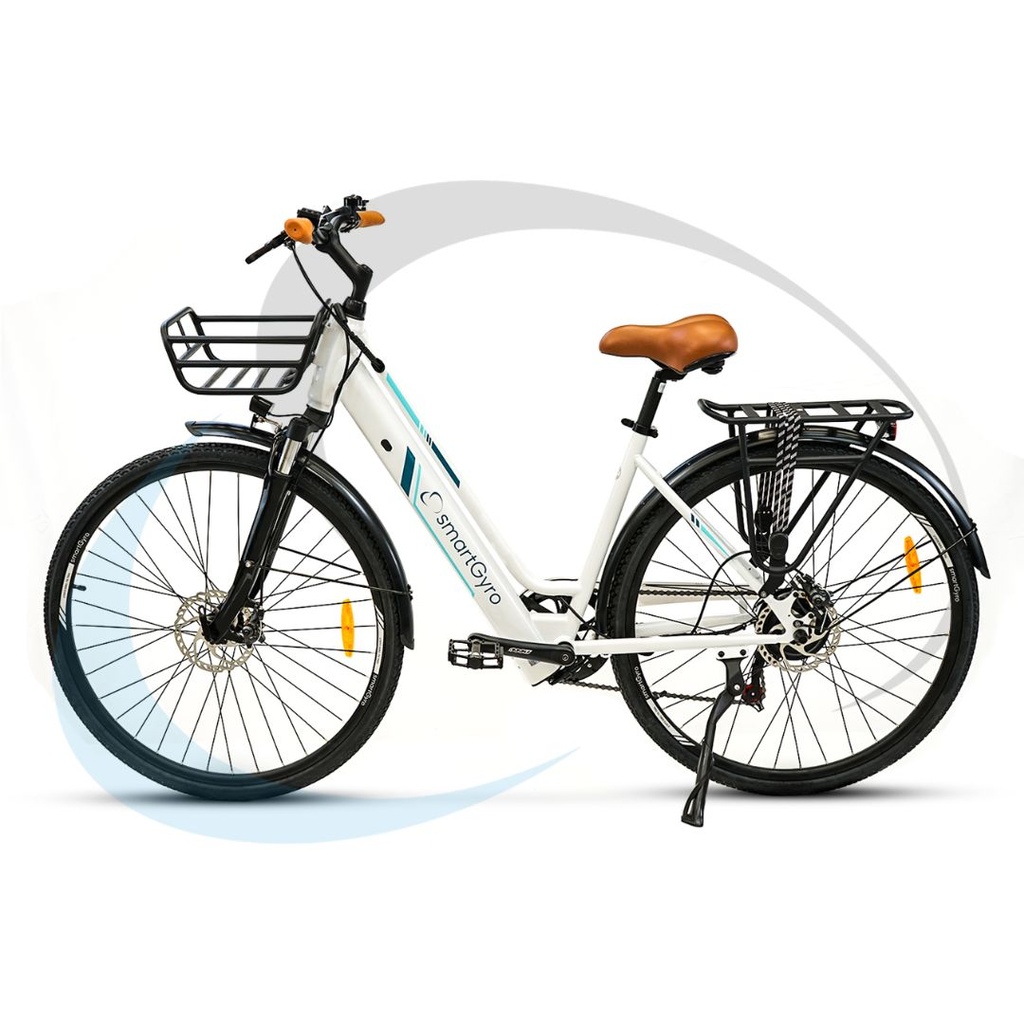 [SG27-385] Bicicleta Eléctrica Ebike Smartgyro Sunset (White)