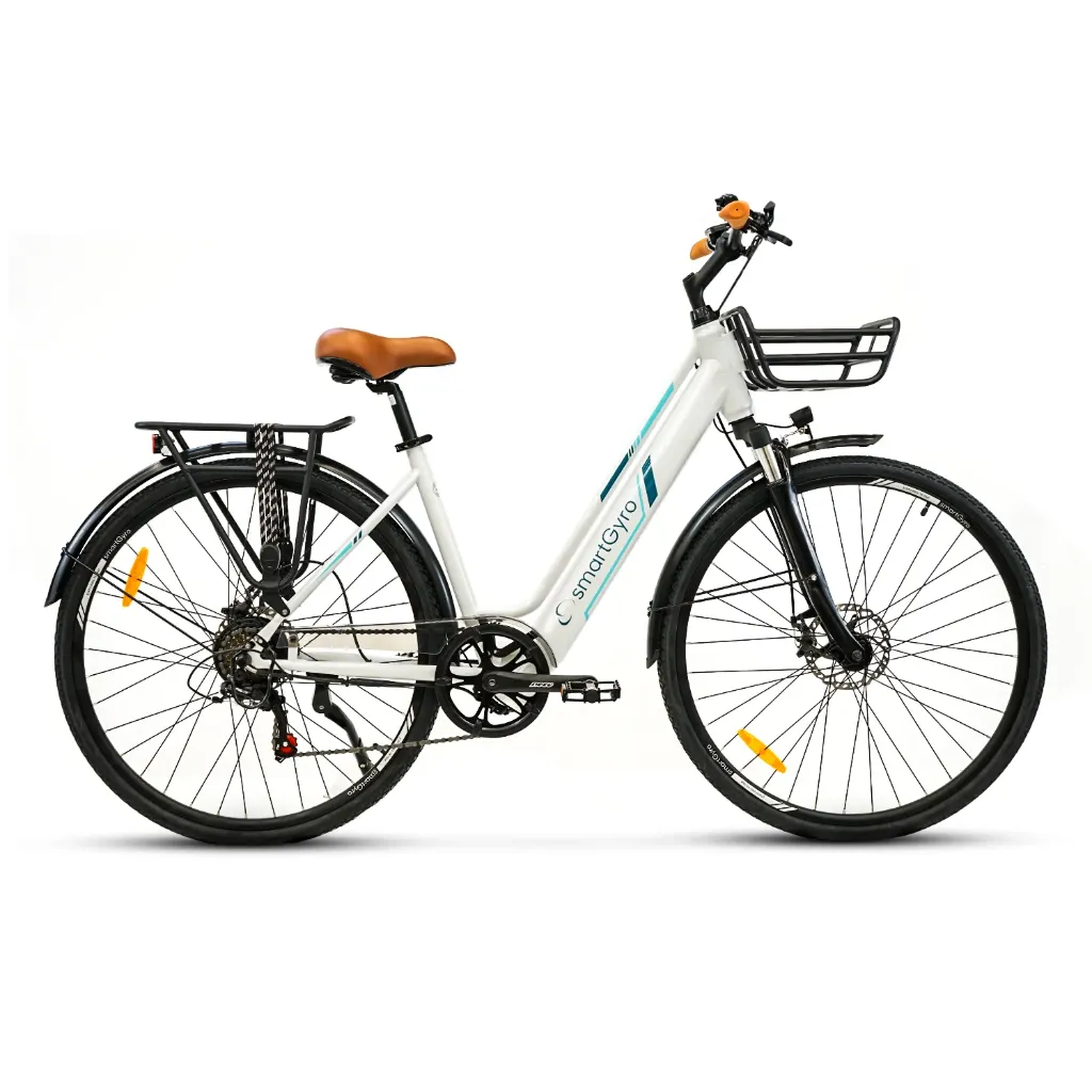 [SG27-385] Bicicleta Eléctrica Ebike Smartgyro Sunset (White)
