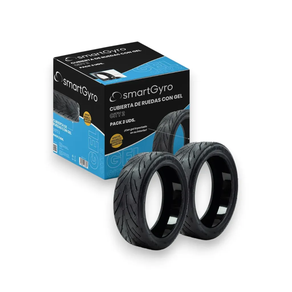 [PP27-324] Pack 2 Neumáticos Gel City 2 K2 60/70-6.5